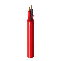 Fire Alarm Cable, Riser-FPLR, 2-12 AWG solid bare copper conductors with polypropylene insulation, PVC jacket with ripcord
