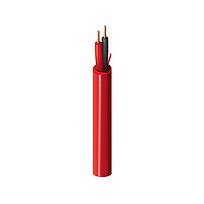 Fire Alarm Cable, Riser-FPLR, 2-14 AWG solid bare copper conductors with polypropylene insulation, PVC jacket with ripcord