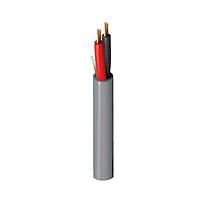 Security &amp; Commercial Audio Cable, Riser-CMR, 2-16 AWG stranded bare copper conductors with polypropylene insulation, PVC jacket with ripcord