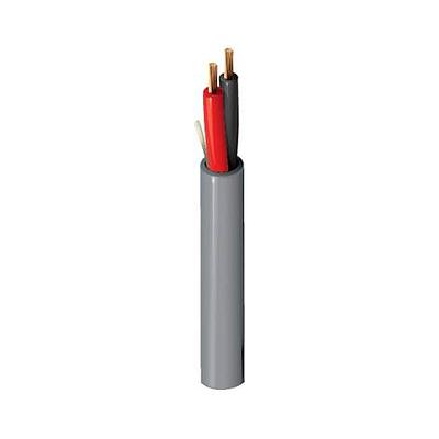 Security &amp; Commercial Audio Cable, Riser-CMR, 2-16 AWG stranded bare copper conductors with polypropylene insulation, PVC jacket with ripcord
