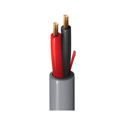 Security &amp; Commercial Audio Cable, Riser-CMR, 2-18 AWG stranded bare copper conductors with polypropylene insulation, PVC jacket with ripcord
