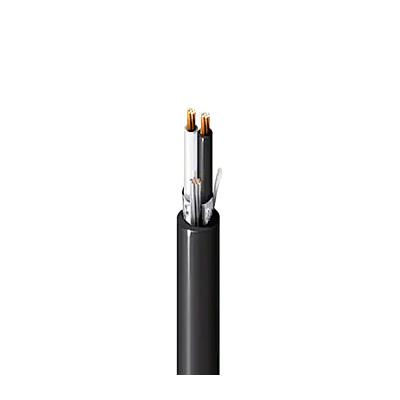 BELDEN Cable 1 par 16 AWG, PVC, blindaje 100%, PLTC/ITC 300 V, chaqueta negra, RoHS
