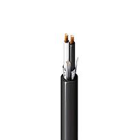 BELDEN Cable 1 par 18 AWG, PVC, blindaje 100%, PLTC/ITC 300 V, chaqueta negra, RoHS