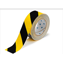 2 IN X 100 FT B514 BLK/YLW FLOOR TAPE
