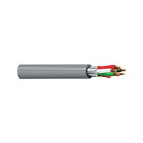 Security &amp; Sound Cable, Riser-CMR, 5-18 AWG stranded bare copper conductors with polypropylene insulation, Beldfoil® shield and PVC jacket with ripcord