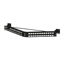KCONN ANGLED PPANEL 48P 1U BLK