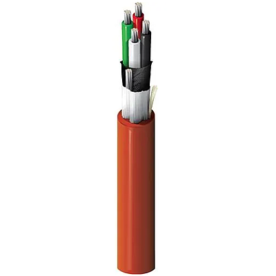 BELDEN Cable de red  categoria 6A UTP, 23 AWG, chaqueta de PVC, frecuencia hasta 500 MHz, carrete de 2500 ft, compatible con RoHS.