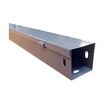 Ducto cuadrado embisagrado Charofil, cal. 22, 65x65x1520, acero - CH-DC65X65LKT