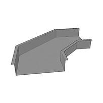 CURVA 90° FSZ  4"X 12"GAC C / TORNILLERIA