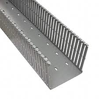 PANDUIT Conducto ranurado estrecho, PVC, 4 X 4 X 6 ' - F4X4LG6