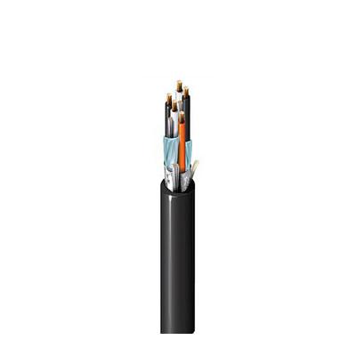 BELDEN Cable 4 pares 16 AWG, PVC-Nylon, blindaje 100%, TC-ER 600 V, chaqueta negra, RoHS