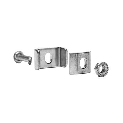 CLEMA MEDIANA/PEQUEÑA/TORNILLO+TUERCA INOX 316 - MG-51-KIT1I316L