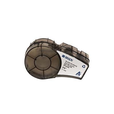 Etiquetas de nailon Brady, serie BMP21 Plus, para impresora M21, 0.75 in x 16 ft, negro sobre blanco - M21-750-499