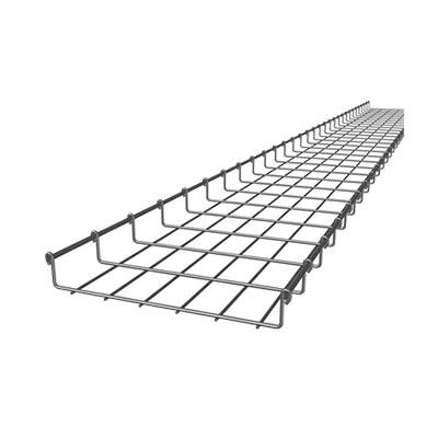 CHAROFIL Charola tipo malla, 3Mts, 33/300 mm, hasta 157 cables Cat6, Acabado Electro Zinc - MG50425EZ