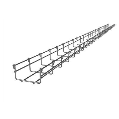 Charola tipo malla Charofil, 66/100, tramo de 3 mts, acabado Electro Zinc - MG-50-431 EZ