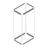 Travesaños chapa zincada a=400mm, 4 ud.