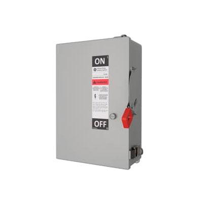 Interruptor de Seguridad sin fusibles, Servicio Pesado 3 hilos, 3 Polos, 60 Amp, 600V, Servicio interior Nema 1
