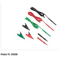 Test Lead Set With Alligator Clips, Red/Blk/Grn