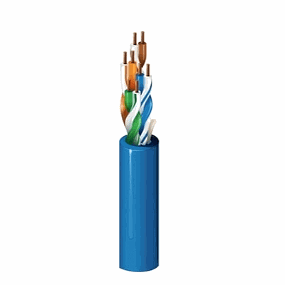 BELDEN Cable Cat 5e UTP, 24 AWG, PVC, 100 MHz, carrete 1000 ft, RoHS