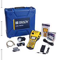 Etiquetadora de mano M410 con kit de accesorios. Marca Brady.