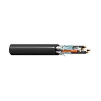 UL Instrumentation, 4 Pair 18+22AWG (7x26+7x30) Bare Copper, PVC Insulation E1 Color Code, Individual &amp; Overall Beldfoil® Shield, Black PVC Outer Jacket, PLTC ITC CMG AWM 2464 SUN RES