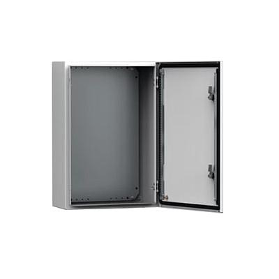 Gabinete de montaje a muro de 400x300x210, MAS, IP66, acero al carbón