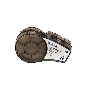Etiquetas de nailon Brady, serie BMP21 Plus, para impresora M21, 0.75 in x 16 ft, negro sobre blanco - M21-750-499