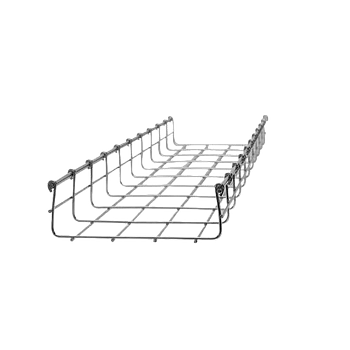 CHAROFIL Charola tipo malla, 3Mts, 60/600mm, Hasta 630 cables Cat6, Acabado Electro Zinc - MG50438EZ