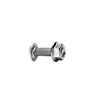 CHAROFIL Tornillo + tuerca, 6 mm x 20 mm, Acabo Electro Zinc - MG66403EZ