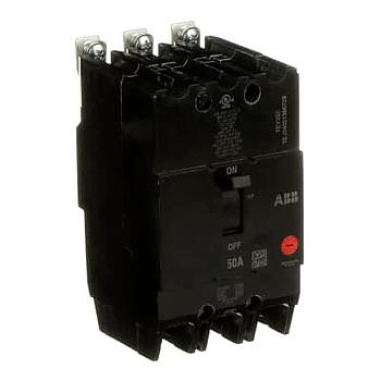 Interruptor derivado atornillable de 3 polos, 50Amp,480V, 14kA
